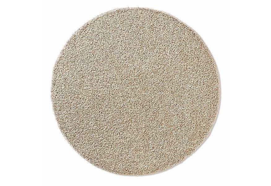 TaCa Home Langflor-Teppich Shaggy Teppich Langflor, rund, Höhe: 35 mm, Wohn günstig online kaufen