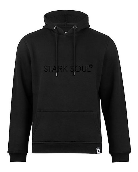 Stark Soul® Hoodie Hoodie mit Ton-in-Ton-Print - Kapuzenpullover - innen an günstig online kaufen