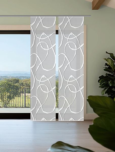 Vision S Schiebegardine "OPHELIA" Paneelwagen 2 Stk. tlg. Schiebevorhang,Ba günstig online kaufen