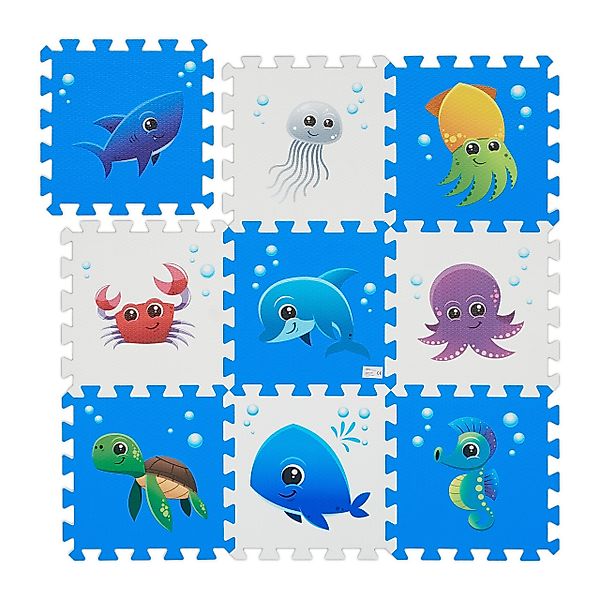 relaxdays Spielmatte Puzzlematte mit Meerestieren günstig online kaufen