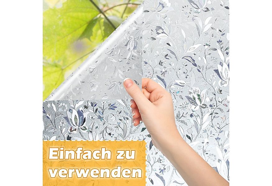 Clanmacy Fensterfolie Fensterfolie Milchglasfolie Sichtschutzfolie Selbstkl günstig online kaufen