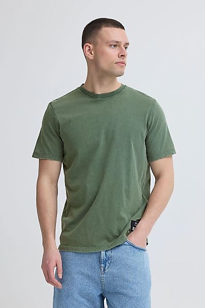 Blend Rundhalsshirt "BHKeelan" Basic T-Shirt mit Patch günstig online kaufen