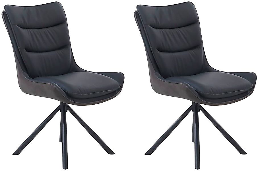 Jockenhöfer Gruppe Drehstuhl »Maurice (Set, 2 St.)« (Set) 2 Stk. Leder Echt günstig online kaufen
