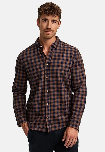 Kronstadt Langarmhemd Herren KSJohan Check Herrenhemd Langarm günstig online kaufen