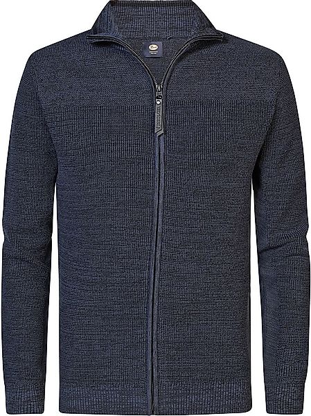 Petrol Strickjacke Maywood Navy - Größe 3XL günstig online kaufen