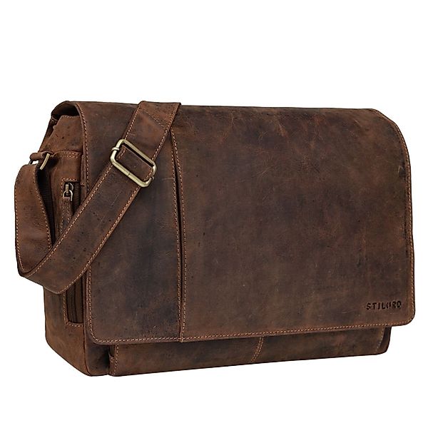 STILORD Laptoptasche "Elias" Echtleder Herren Umhängetasche günstig online kaufen