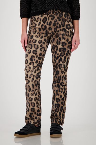 Monari Röhrenhose mit Animalprint günstig online kaufen