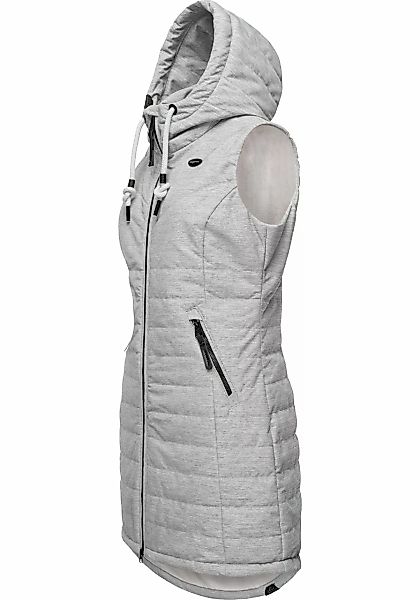 Ragwear Steppweste "Lucinda Vest Long", Gefütterte gesteppte Langweste mit günstig online kaufen