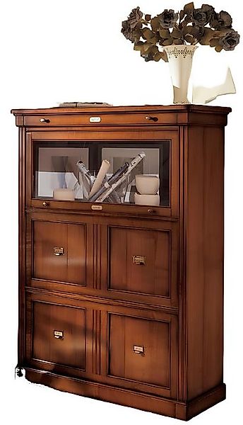 JVmoebel Aktenschrank Aktenschrank Regal Echtholz Büro Schrank Regale Schrä günstig online kaufen