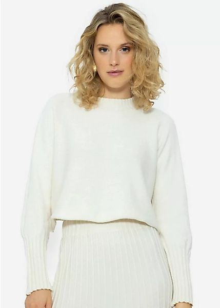 SASSYCLASSY Strickpullover Cropped Oversize Pullover Damen Lässiger Crop Pu günstig online kaufen