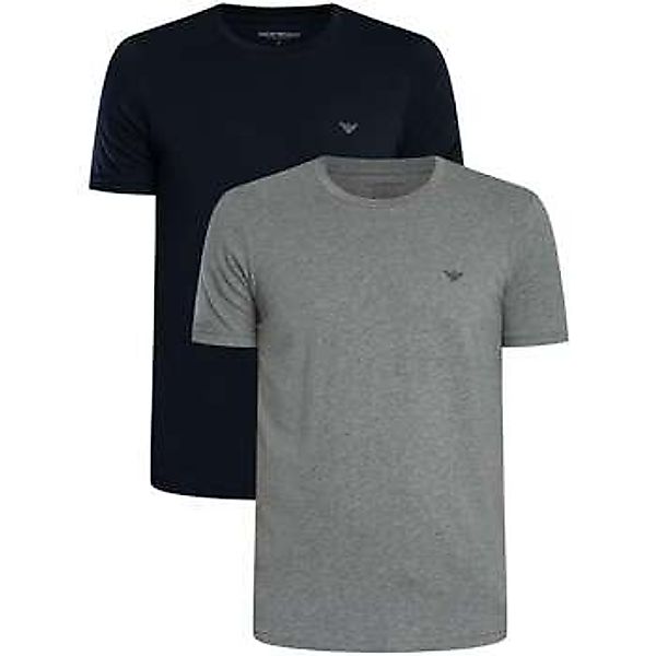 Emporio Armani  Pyjamas/ Nachthemden 2er-Pack Lounge-T-Shirts mit Rundhalsa günstig online kaufen