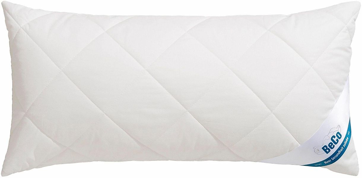 Beco Kunstfaserkopfkissen »BeCo Proneem«, Bezug: Baumwoll-Perkal, (1 St.), günstig online kaufen