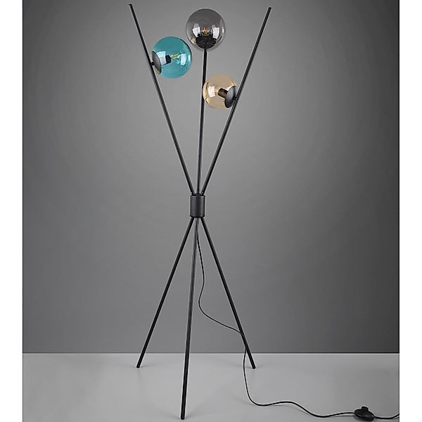 TRIO Leuchten Stehlampe Lance, ohne Leuchtmittel, Fußschalter, Leuchtmittel günstig online kaufen