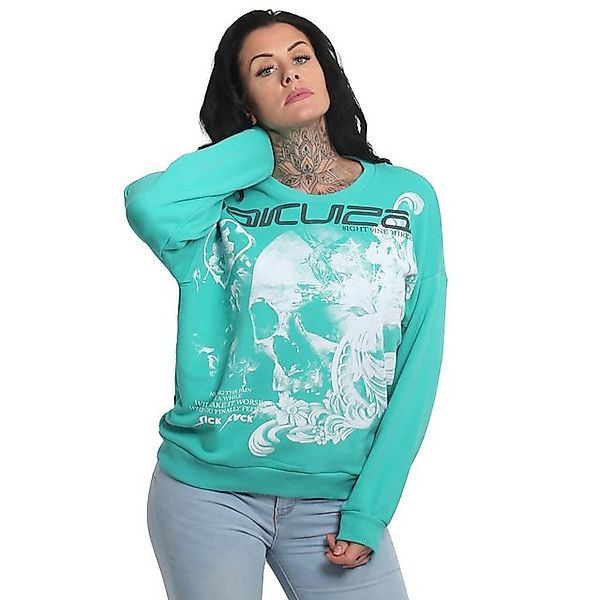 YAKUZA Sweatshirt Ornamental Skull im Oversized Look günstig online kaufen