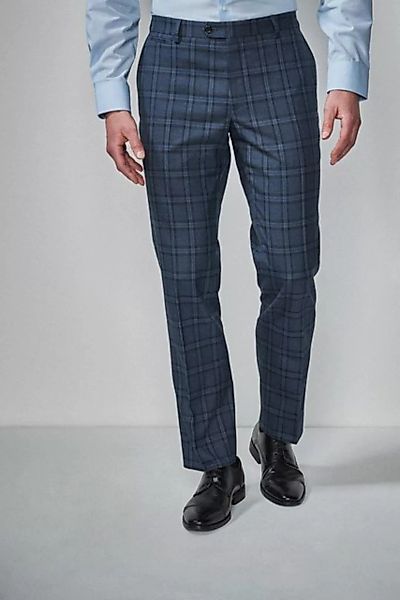Next Anzughose Anzug mit Karomuster: Hose – Tailored Fit (1-tlg) günstig online kaufen