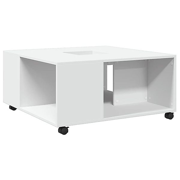 vidaXL Couchtisch Couchtisch Weiß 80x80x40 cm günstig online kaufen