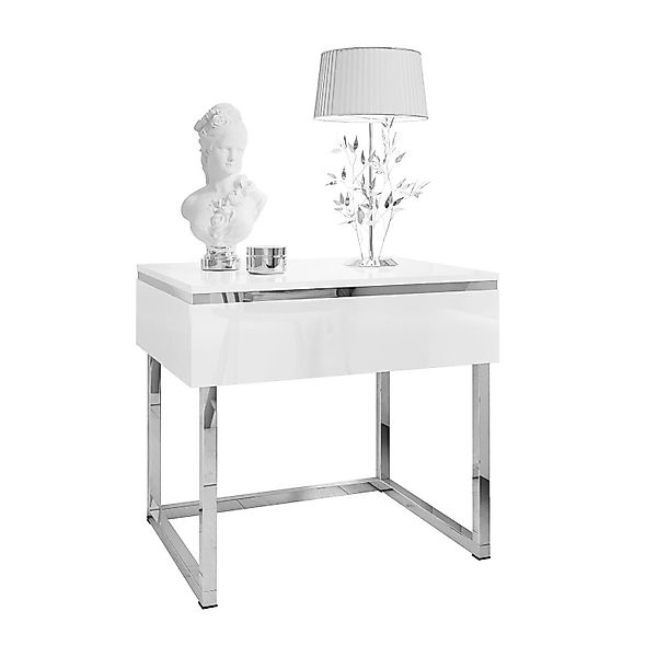 Lookway Nachttisch AURORA SILVER auf silbernem günstig online kaufen