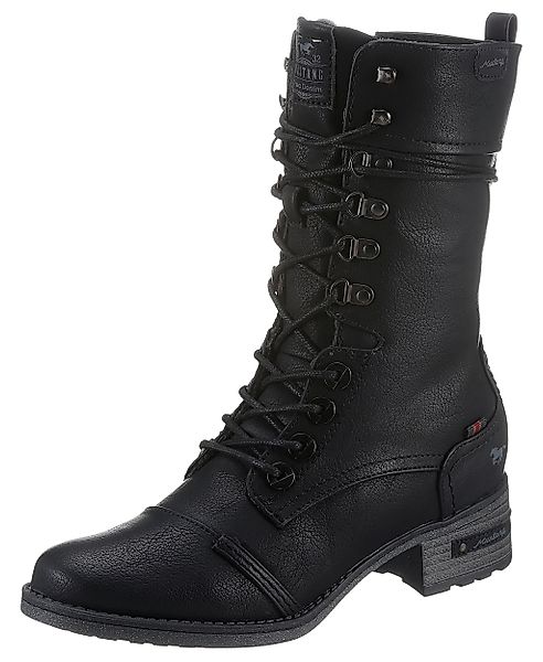 Mustang Shoes Schnürstiefel, mit praktischem Innenreißverschluss günstig online kaufen