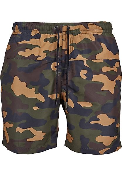 URBAN CLASSICS Badeshorts "Urban Classics Herren Camo Swim Shorts" günstig online kaufen