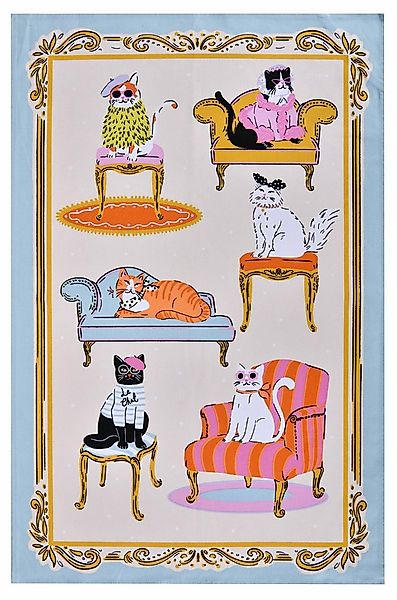 Ulster Weavers Geschirrtuch Cool Cats, (1-tlg., 1-teilig), 100% Baumwolle 4 günstig online kaufen