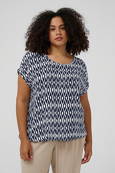 KAFFE Curve Kurzarmbluse Kurzarm-Bluse KCvilana Große Größen günstig online kaufen