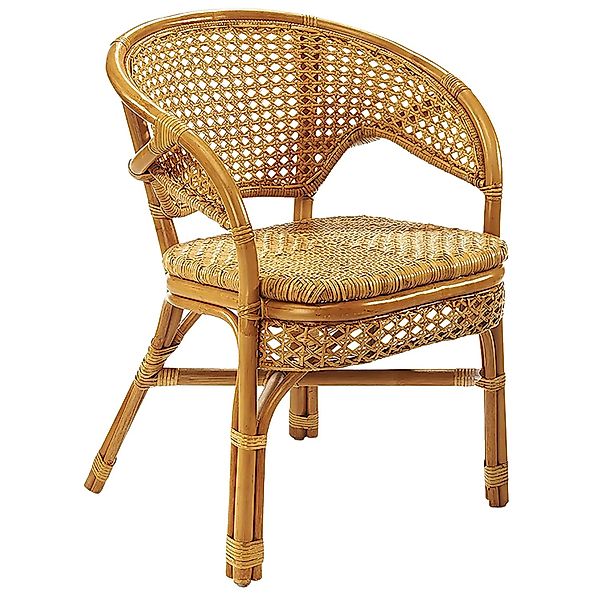 Kobolo Stuhl Rattanstuhl Sessel Rattansessel NIMES mit Wiener Geflecht günstig online kaufen