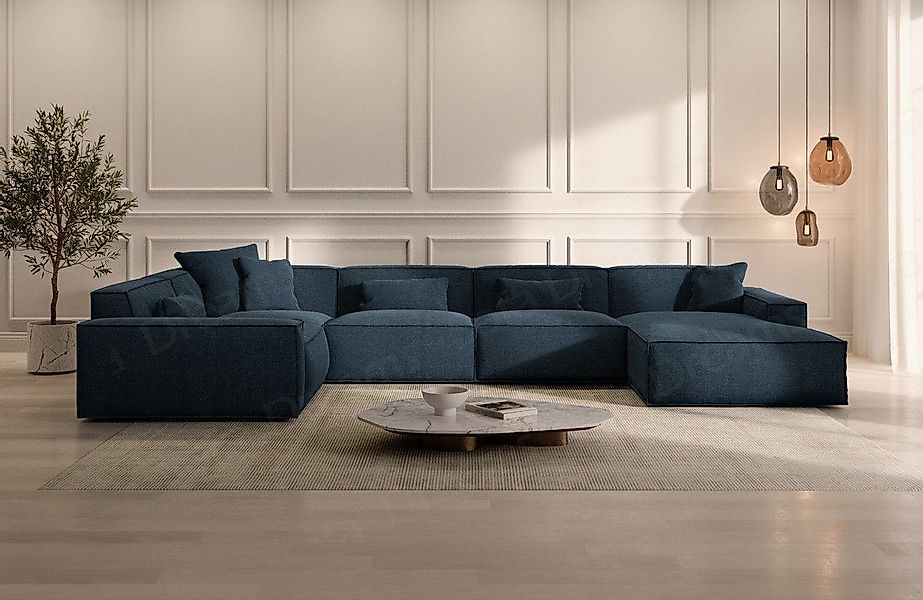 Sofa Dreams Wohnlandschaft Sofa Strukturstoff Polstersofa günstig online kaufen