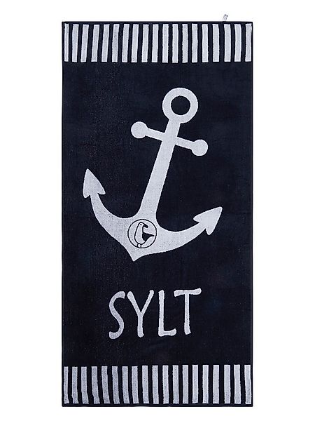Schietwetter Strandtuch Unisex, Unisex Erw. Strandhandtuch "Sylt" 180x88cm, günstig online kaufen