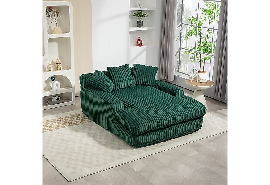 STILVORA Schlafsofa mit bettfunktion,Hochelastisches bean bag sofa cord für günstig online kaufen