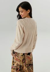 Aniston SELECTED Strickjacke mit Zopf- und günstig online kaufen