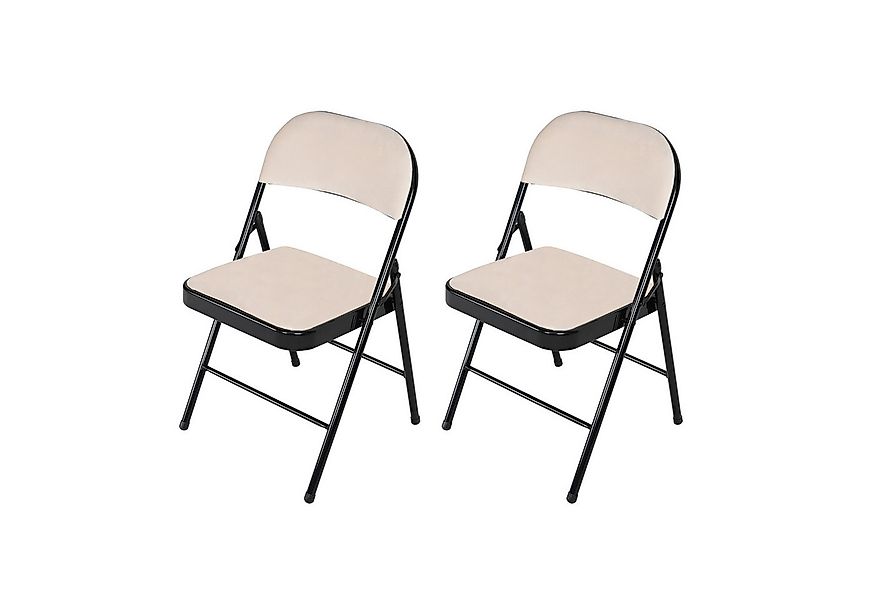 HTI-Living Klappstuhl Klappstühle 2er Set Beige (Set, 2 St), Gästestuhl Fam günstig online kaufen