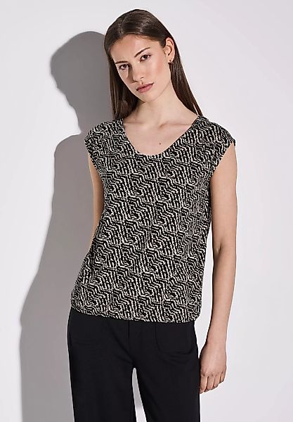 STREET ONE Print-Shirt, aus strecthigem Viskosematerial günstig online kaufen