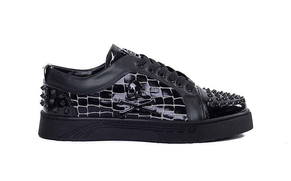TAMBOGA Ausgefallener Designer Sneaker mit Totenkopf günstig online kaufen