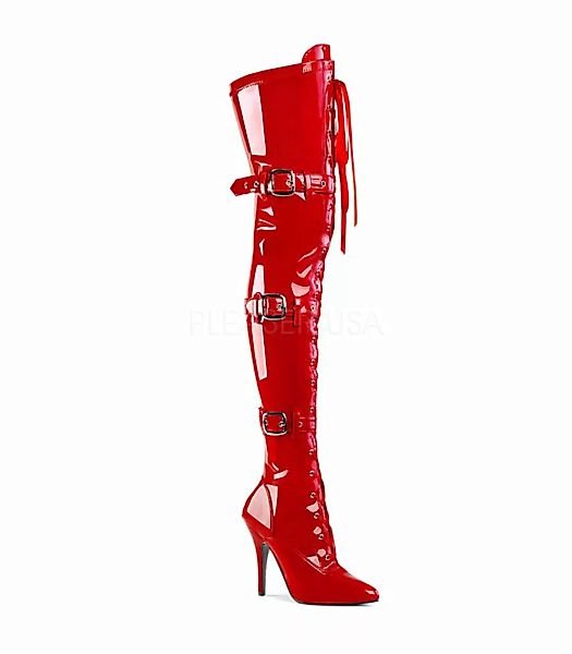 Overknee Stiefel SEDUCE-3028 - Lack Rot (Schuhgröße: EUR 42) günstig online kaufen