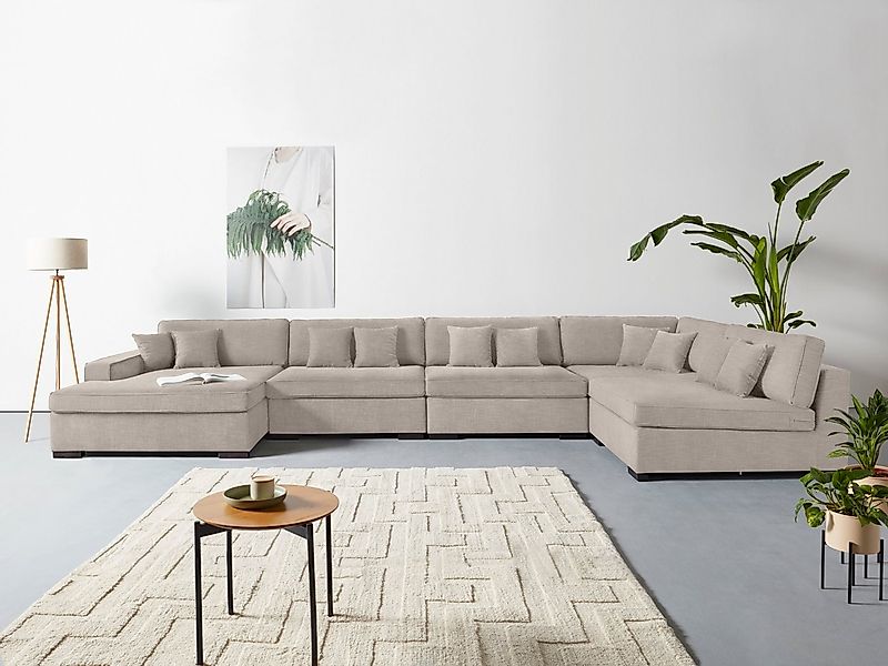 Guido Maria Kretschmer Home&Living Wohnlandschaft Skara XXL U-Form, Lounge- günstig online kaufen
