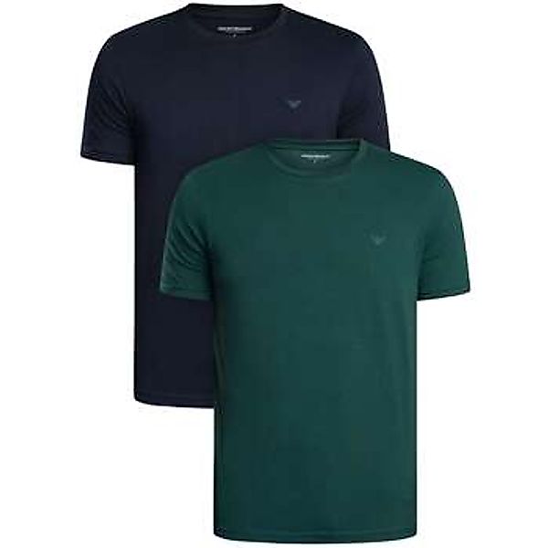 Emporio Armani  T-Shirt 2er-Pack Lounge-Stretch-T-Shirts mit Rundhalsaussch günstig online kaufen