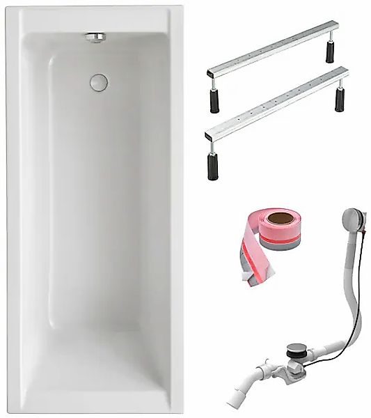 OTTOFOND Einbauwanne »Körperformwanne« 140x70 cm, mit Fußgestell, Ablaufgar günstig online kaufen