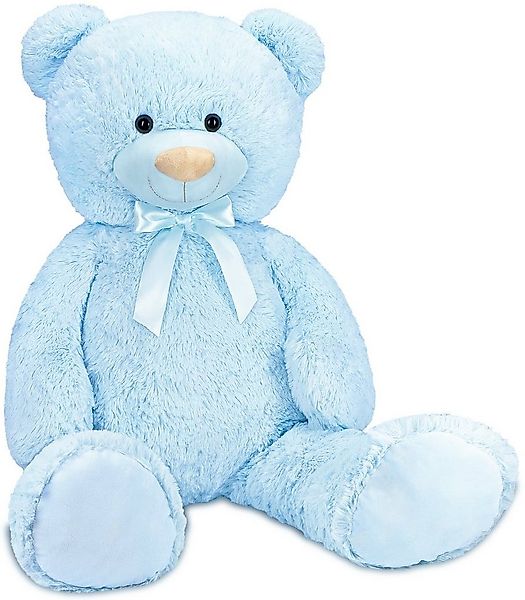 BRUBAKER Kuscheltier XXL Teddybär mit Schleife (1-St), 100 cm großer Teddy günstig online kaufen