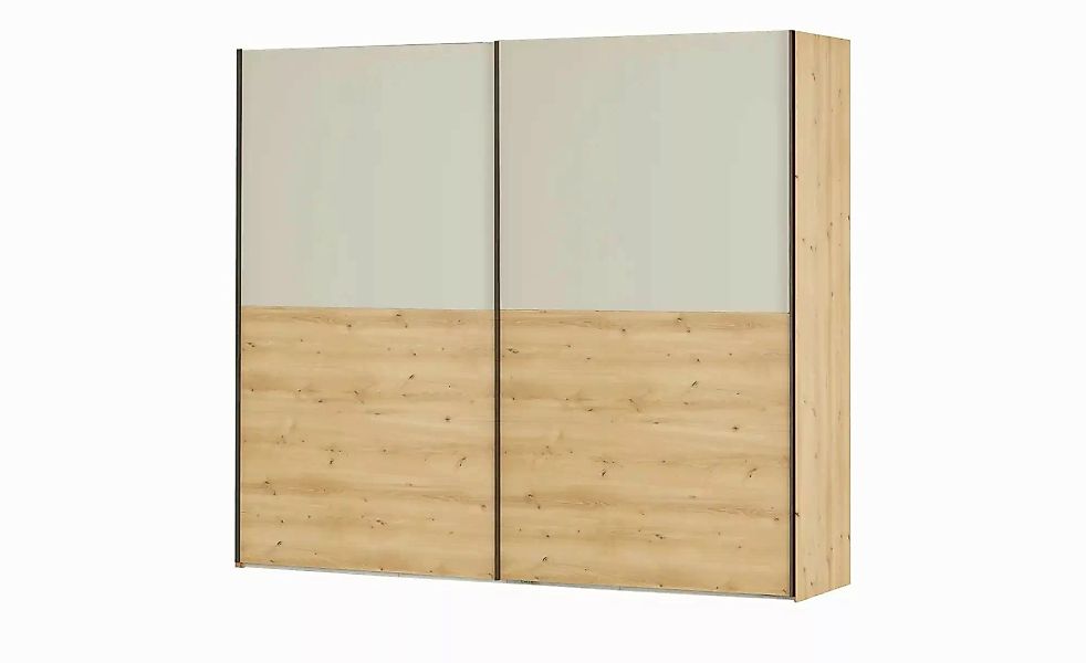 uno Schwebetürenschrank, 2-türig  Riva ¦ holzfarben ¦ Maße (cm): B: 246,3 H günstig online kaufen