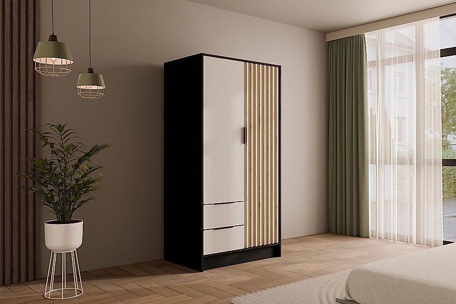 ALTDECOR Drehtürenschrank NELIA (Kleiderschrank Garderobenschrank mit viel günstig online kaufen