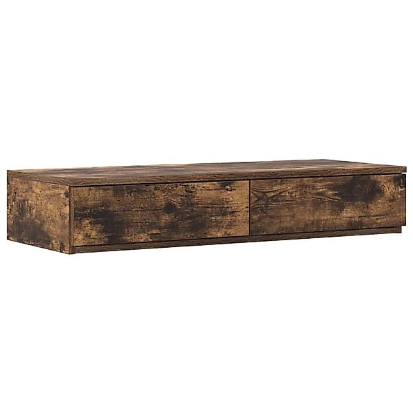 vidaXL Bettschubladen Räuchereiche 90 x 36,5 x 16,5 cm Holzwerkstoff 866935 günstig online kaufen