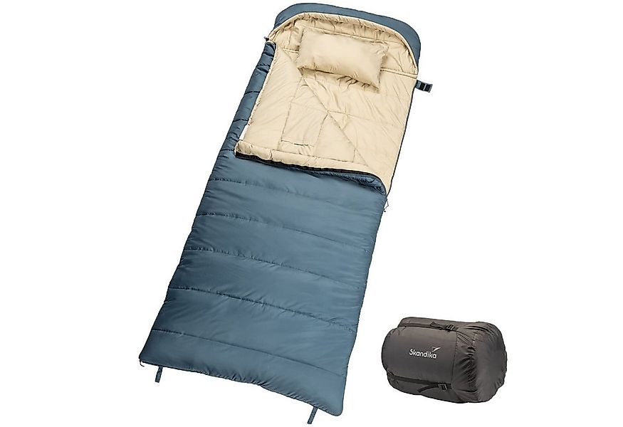 Skandika Deckenschlafsack Oppdal Schlafsack für Erwachsene, Camping, Kompak günstig online kaufen