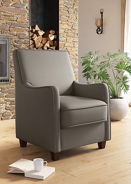 Home affaire Sessel "County" 1 Stk. tlg. mit englischer Naht und Federkern- günstig online kaufen