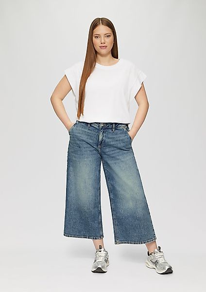 QS 5-Pocket-Jeans Culotte / Slim Fit günstig online kaufen