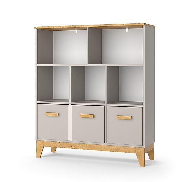 VitaliSpa® Bücherregal Malia, Cashmere-Eiche, 98.4 x 113.4 cm günstig online kaufen