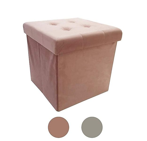 Natsen Sitzhocker mit Stauraum faltbare Sitzwürfel (Sitztruhe aus Kunstsamt günstig online kaufen