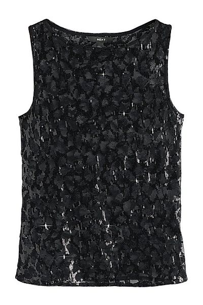 Next Blusentop Oberteil mit U-Boot-Ausschnitt und Pailletten (1-tlg) günstig online kaufen