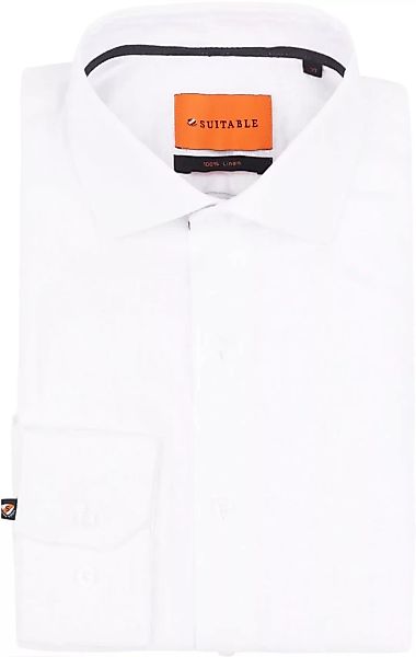 Suitable Hemd Leinen Weiß - Größe 38 günstig online kaufen