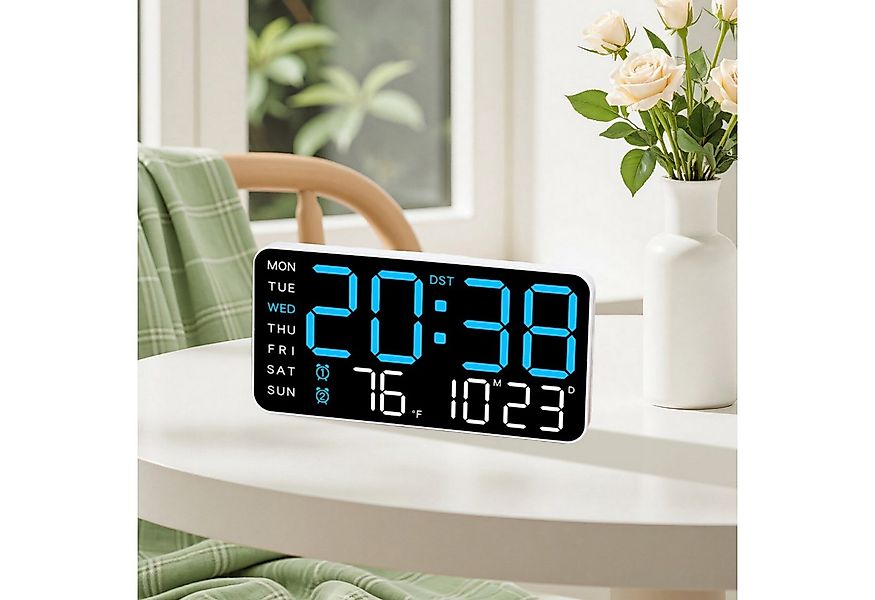MODFU Wecker LED Digitaluhr Alarm Digitalwecker Doppeltwecker 5 Helligkeits günstig online kaufen
