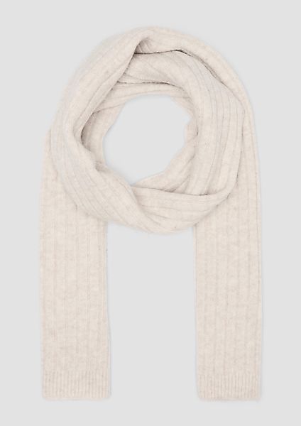 s.Oliver Halstuch Gestrickter Schal mit Rippstruktur, günstig online kaufen